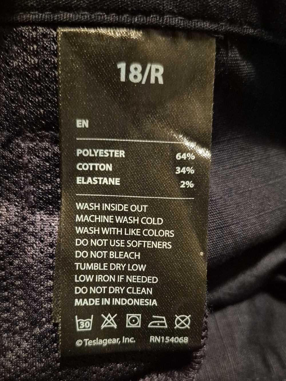CQR women's 18R black tactical pants, stretch, rip stop fabric NWT WFP611 - Picture 8 of 8